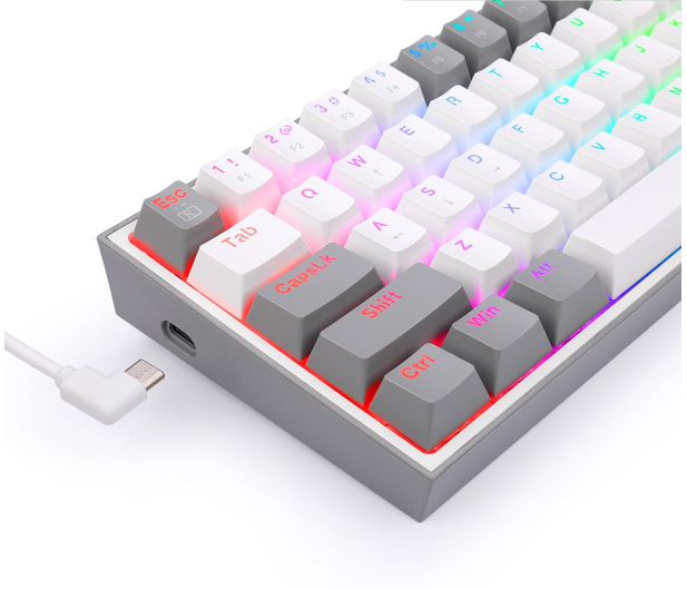 REDRAGON Fizz RGB (biała) K617WG-RGB - 1068850 - zdjęcie 7